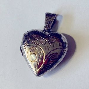 💝Vintage Silver 925 Heart Locket Pendant